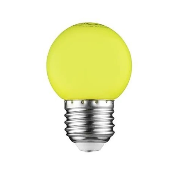 HOROZ RAINBOW-1W SARI LED AMPUL E27 - Resim 2