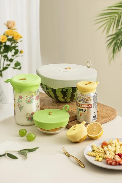 Pinmoo Keep&Safe Silikon Kapak- Limon/Soğan 2li - 6