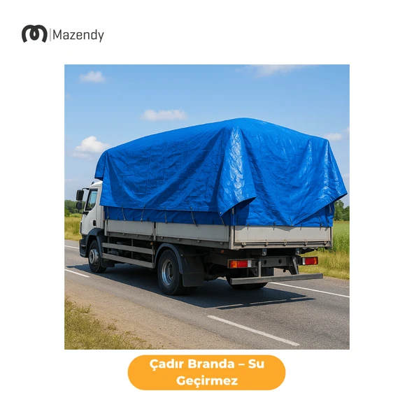 4x5 Metre Çadır Branda Su Geçirmez Kamp Tente Brandası - Resim 7