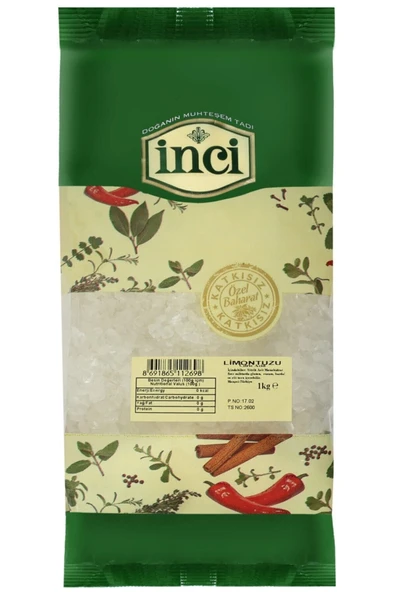 İnci Baharat - Limon Tuzu 1 kg. - 1