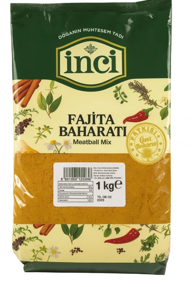 İnci Baharat - Fajita Baharatı 1 kg. - 1