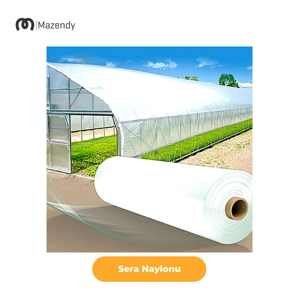 Sera Naylonu 2x4m 140 Mikron UV+EVA Katkılı Şeffaf Sera Örtüsü – Bahçe, tarım ve izolasyon amaçlı ideal sera naylonu. - Resim 10