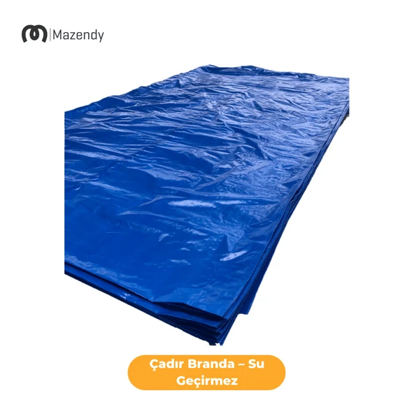 12x28 Metre Çadır Branda Su Geçirmez Kamp Tente Brandası - Resim 2