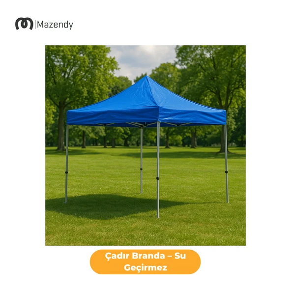 12x10 Metre Çadır Branda Su Geçirmez Kamp Tente Brandası - Resim 6