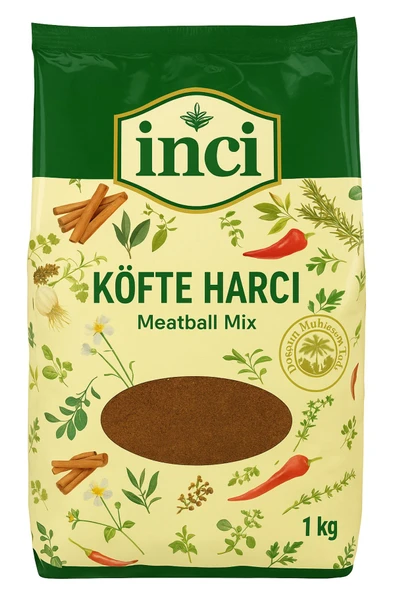 İnci Baharat - Köfte Harcı 1 kg. - 1
