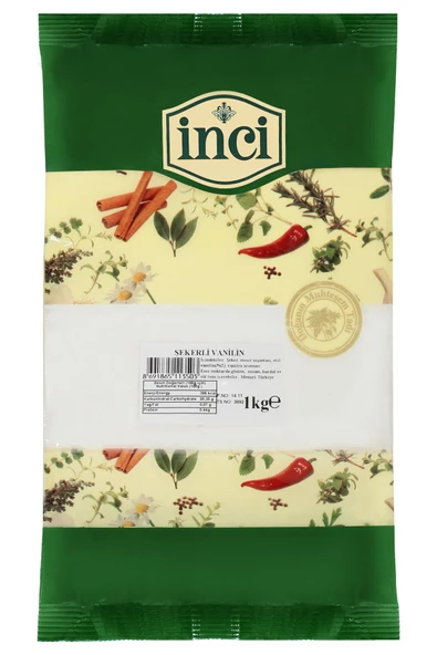 İnci Baharat - Şekerli Vanilya 1 kg. - 1
