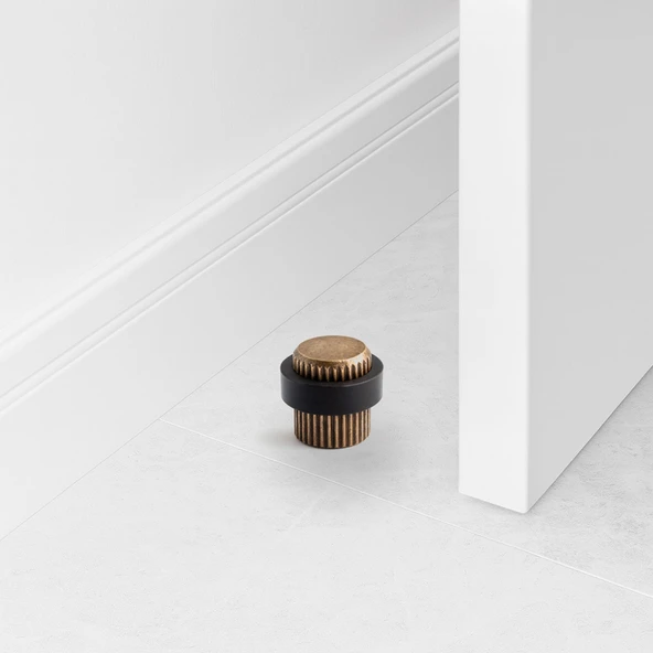 Kapı Stoperi Tamponu Eskitme Antik Vidalı Metal Tutacağı Tutucu Altı Kolu Stopu Takozu Sürgülü Kapı - Resim 5