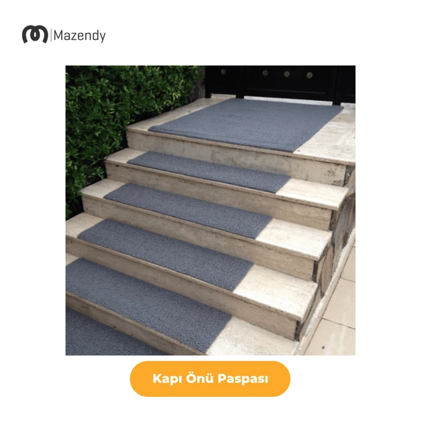 Kıvırcık Paspas 1x9m 14mm Yeşil Kapı Önü Kaymaz Dış Mekan Halısı - 6