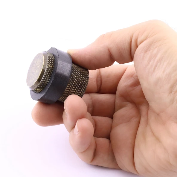 Kapı Stoperi Tamponu Antik Sarı Vidalı Metal Tutacağı Tutucu Altı Kolu Stopu Takozu Sürgülü Kapı - Resim 6