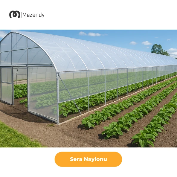Sera Naylonu 8x20m 250 Mikron Şeffaf, Ekstra Kalın 250 Mikron Sera Naylonu - 5