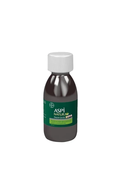 Bayer Aspi Natura Kids Vanilya Çilek Aromalı 120 ml - 1