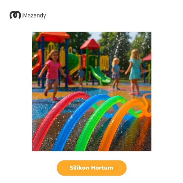 1/2" (13 mm) 10 m Çok Amaçlı Silikon Hortum Bahçe Sulama - Resim 4