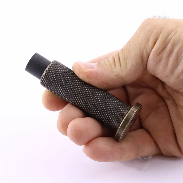 Kapı Stoperi Tamponu Antik Sarı Vidalı Metal Tutacağı Tutucu Kapı Arkası Duvar Kolu Stopu Takozu - Resim 5