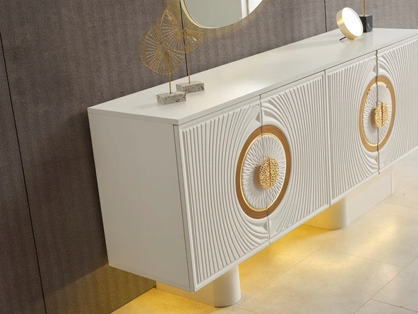 SERAMON MDF KONSOL VE AYNA ürün görseli 1