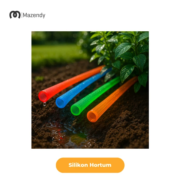 1" (25 mm) 60 m Balkon Silikon Hortum Bahçe Sulama - 5