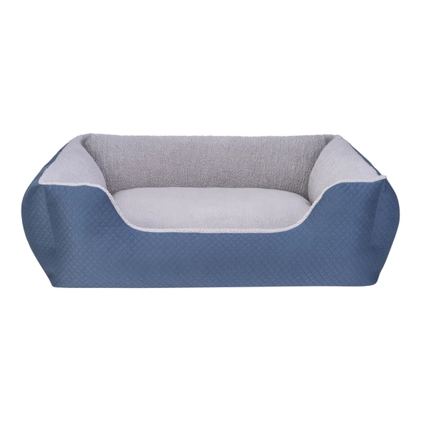 Pet Comfort Echo  Köpek Yatağı Mavi/Gri Peluş L 105x80cm - Resim 2
