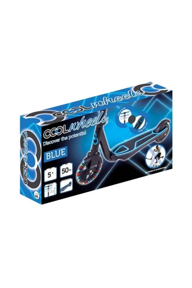 Cool Wheels 5 Yaş Üstü Işıklı Mavi Scooter - 2