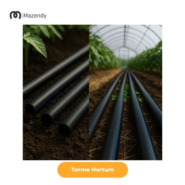 1 1/4" (32 mm) Çap 40 Metre Termo Kauçuk İplikli PVC Bahçe Sulama Hortumu Esnek Dayanıklı - 5