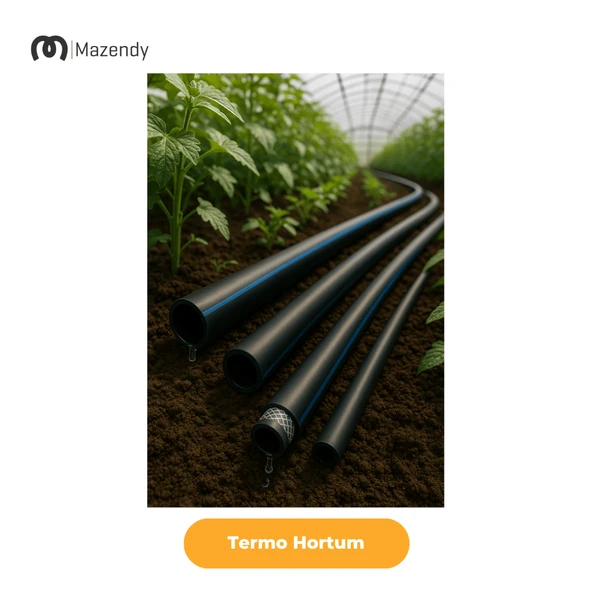 5/8" (16 mm) Çap 100 Metre Termo Kauçuk İplikli PVC Bahçe Sulama Hortumu Esnek Dayanıklı - 4