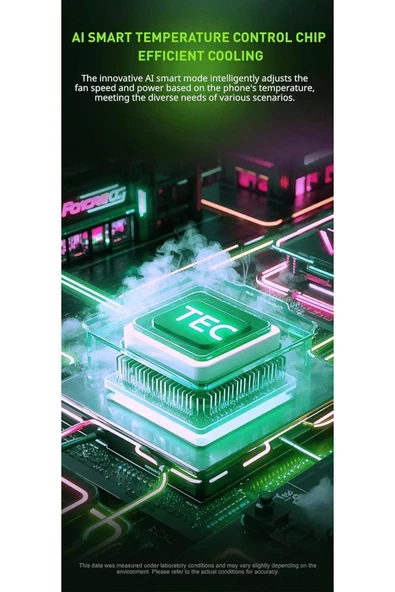 HK-5 Pro Manyetik/Çıkarılabilir Tutacaklı Akıllı Telefon Soğutucu Oyun İçin Eğlenceli, iOS/Android - 6