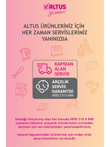 Altus AL 45 T Midi Fırın Beyaz - 5