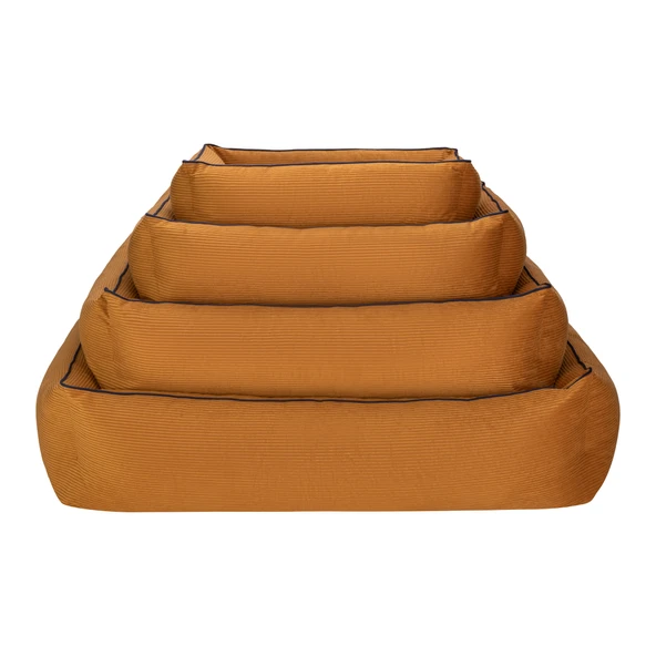 Pet Comfort Golf  Kedi ve Köpek Yatağı Hardal w Parliament Mavi Biye XS 55x45cm - Resim 4