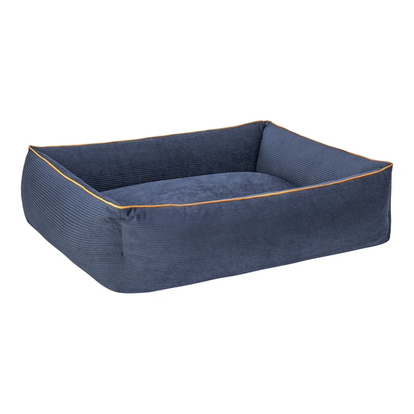 Pet Comfort Golf  Köpek Yatağı Parliament Mavi w Hardal Biye M 90x70cm - Resim 2