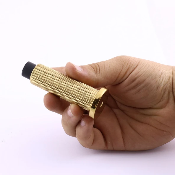 Kapı Stoperi Tamponu Gold Altın Vidalı Metal Tutacağı Tutucu Kapı Arkası Duvar Kolu Stopu Takozu - Resim 6