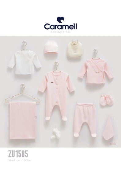 Caramell My Baby Kumsal % 100 Coton 10 lu Hastane Çıkışı yeni sezon Açık Yumuşak Renkler 00001585