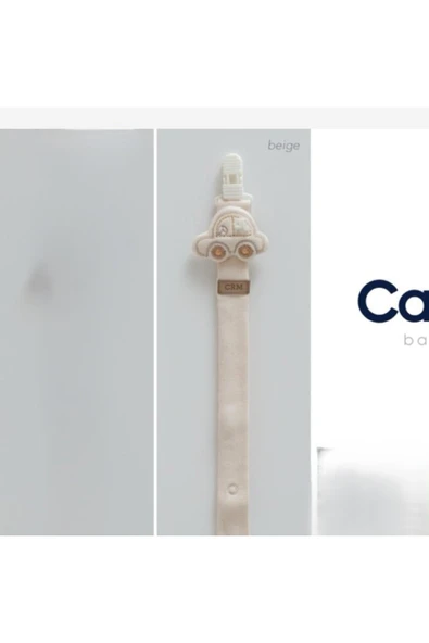 Caramell My Baby Kumsal Prenses Arabası Emzik Askısı Bej 2188 ürün görseli 1