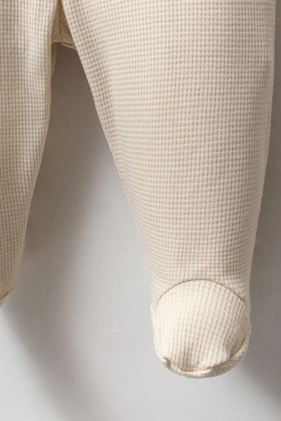 Bebitof My Baby Kumsal % 100 Coton 10 Lu Hastane Çıkışı Yeni Sevimli Balonlu Tavşan Desenli 10110 - 2