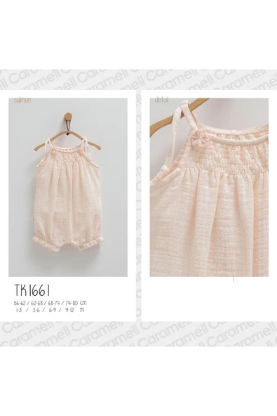 Caramell LITTLE GİRL İP ASKILI TULUM 1661