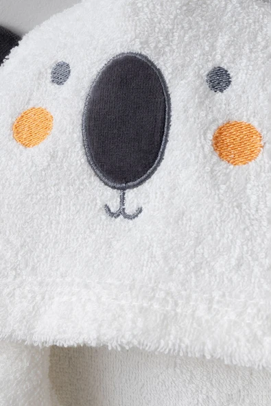 Bebitof My Baby Kumsal % 100 Pamuk 0 - 24 Ay Bornoz Seti Koala Desen Kutu İçerisinde 30047 - Resim 4