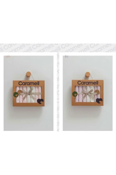 Caramell My Baby Kumsal %100 Coton 7li Bebek Ağız Silme Mendili Yeni Sezon Sevimli Tavşan 2 Li Paket 1491