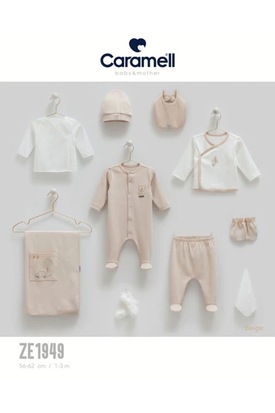 Caramell My Baby Kumsal % 100 Coton 10 Lu Hastane Çıkışı Yeni Sezon Hello Orman Detaylı 00001949