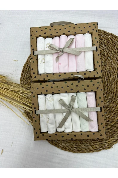 Caramell 7 Li Bebek Mendili // Yeni Doğan // 2 Paket 2025 1409 Mini Lamp