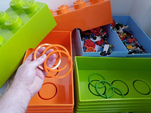 Lego Kutusu İçin Halka Plastik Aparat