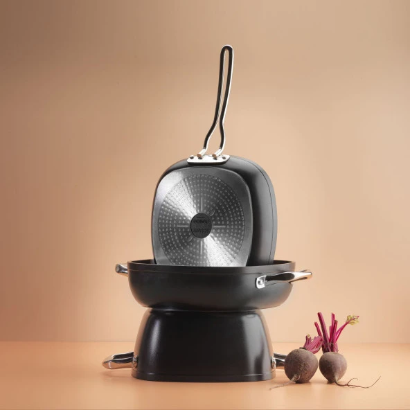 Schafer Gastronomie Master Granit Derin Tencere 26 Cm - 7