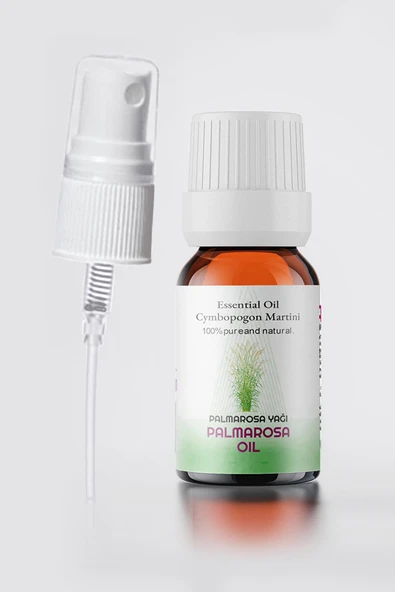 PROCLİS Palmarosa Yağı, %100 Doğal Uçucu Yağ, Palmarosa Oil 10 ml Sprey Başlıklı