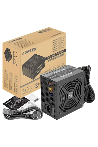 Green GP600A-ECO Rev3.1 Power Supply Pc Güç Kaynağı (3yıl Garanti) - 3