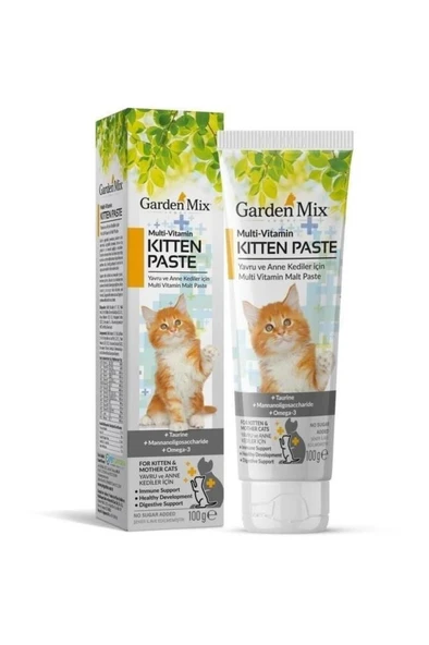 Gardenmix Garden Mix Kedi Kitten Multivitamin Macun 100 Gram ürün görseli 1