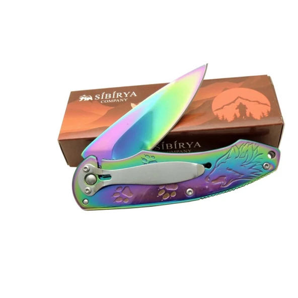 Sibirya Kurt Çakı Eskitme Marka:Sibirya Ürün Kodu: S-2072B 21 CM - Resim 7