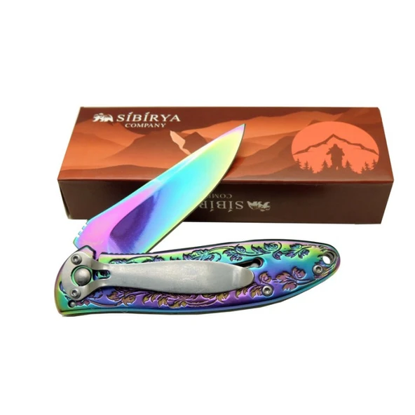 Sibirya Kartal Çakı Rainbow Marka:Sibirya Ürün Kodu: S-2053X 17,5 CM - Resim 2