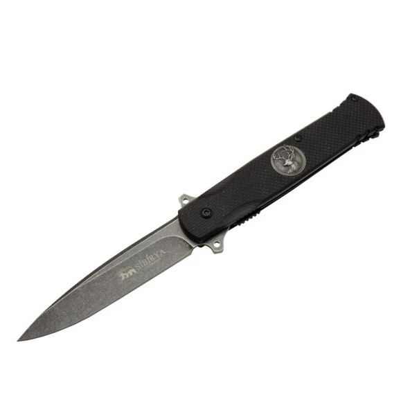 Sibirya Geyikli Çakı Siyah Marka:Sibirya Ürün Kodu: S-2197-A 21,5 CM ürün görseli