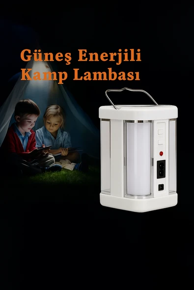 Süper Güçlü Güneş Enerjisi Ile Şarj Olabilen Solar Lamba Asılabilir Işıldak - 5