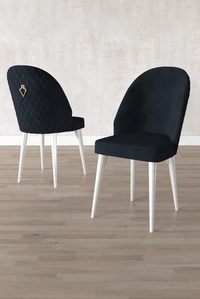 Milas Beyaz Mermer 80x132 Açılabilir Mdf Masa Yemek Odası Takımı, Mutfak Takımı 4 Sandalye, 1 Bench Antrasit - 3