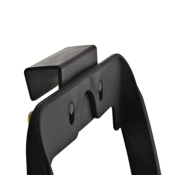 Asılabilir 3 Katlı Siyah Duş Rafı | Askılıklı Banyo Organizeri – Delmeden Montaj - Resim 2