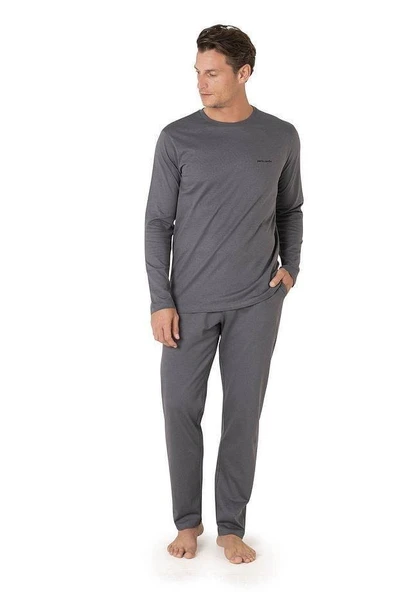 Pierre Cardin 3'lü Çizgili Robdöşambır Penye Pijama Takım Kutulu Damat Çeyiz Seti - 2