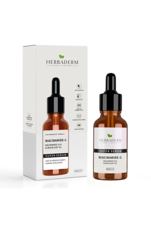 Herbaderm Superserum Nıacınamıde%15 Glıkolıkasıt%5