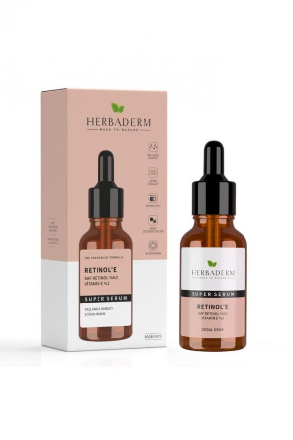 Herbaderm Serum Superserum Saf Retınol %0,3 Vıtamın-e %2 30 ml